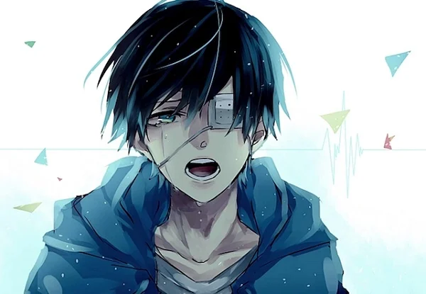 Nhân vật anime nam tượng trung cho những hình ảnh anime buồn chất