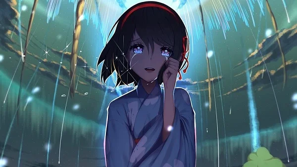 Ảnh anime nữ buồn, chất
