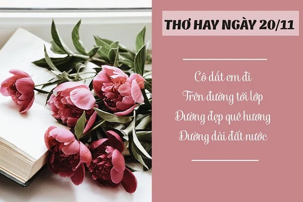 Những bài thơ ngày 20/11 rất đa dạng, được biến tấu sao cho phù hợp nhất
