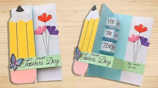Thiệp giấy thiết kế đơn giản