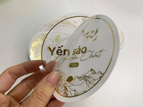Xưởng thiết kế và in decal yến sào giá cạnh tranh - In nhanh - Chất lượng cao