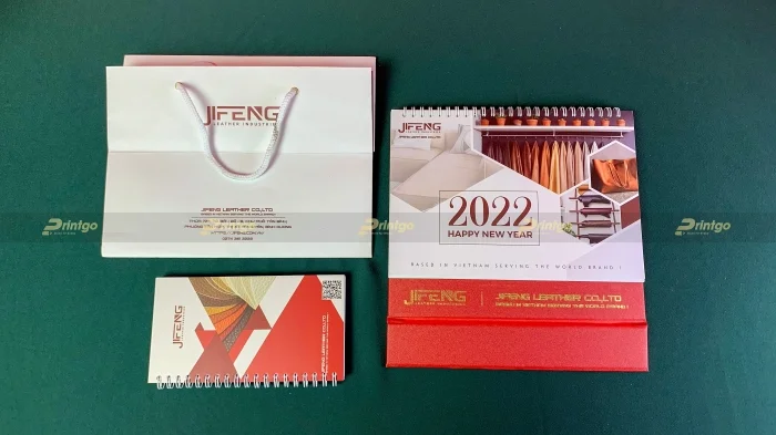 JiFeng và Printgo: Thiết kế và in ấn lịch để bàn độc quyền chào xuân 2022
