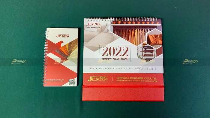 JiFeng và Printgo: Thiết kế và in ấn lịch để bàn độc quyền chào xuân 2022