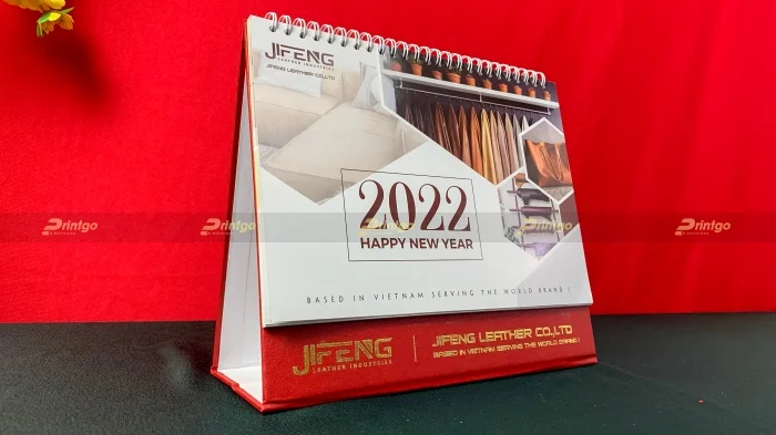 JiFeng và Printgo: Thiết kế và in ấn lịch để bàn độc quyền chào xuân 2022