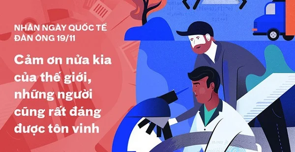 Ngày quốc tế nam giới diễn ra vào 19/11 hàng năm