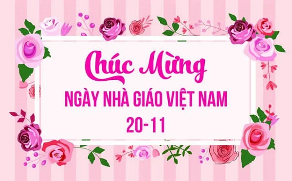 Những tấm thiệp đẹp, những câu chúc hay sử dụng để tặng quà 20/11 cho cô giáo mầm non