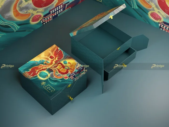 Saha và Printgo: Thiết kế và in hộp đựng quà tết đông trùng hạ thảo thượng hạng