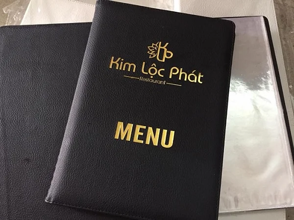 Chất liệu bìa da được thiết kế theo yêu cầu khách hàng