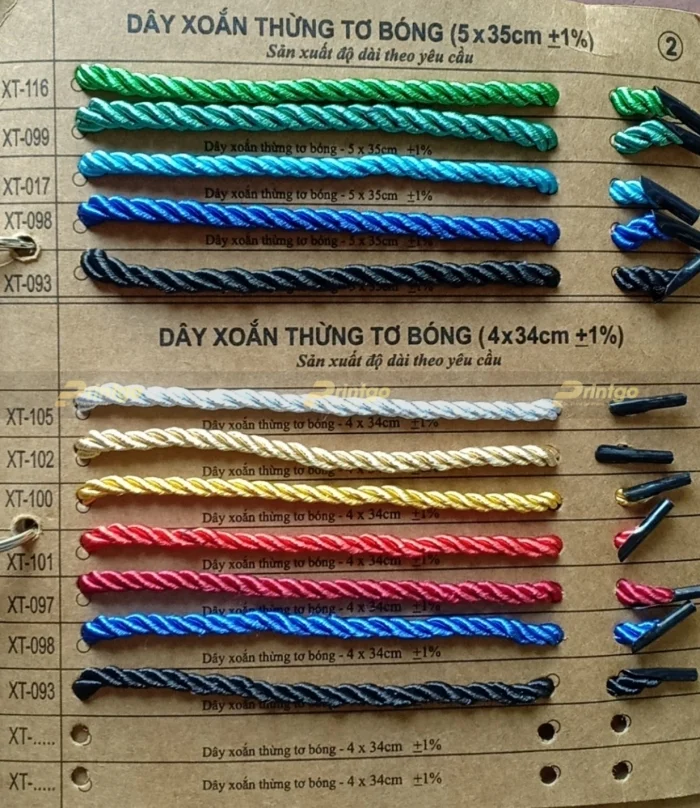 Tổng hợp các mẫu dây quai túi giấy được sử dụng phổ biến nhất hiện nay