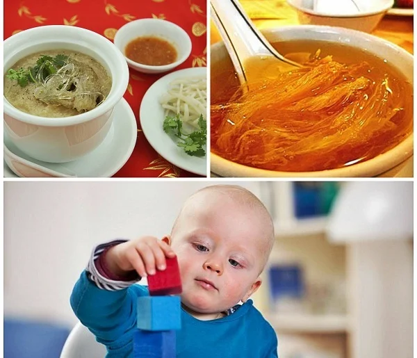 Cháo yến sào dành cho trẻ biếng ăn
