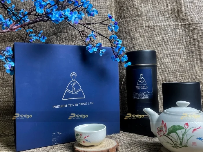 Bạch Vân Tơ và Printgo: Thiết kế và in hộp đựng trà tinh tế, mang đậm dấu ấn trà đạo