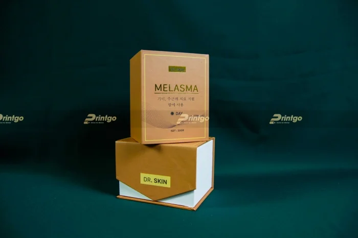 Dr.Skin và Printgo: In hộp đựng mỹ phẩm chuẩn bị ra mắt sản phẩm mới