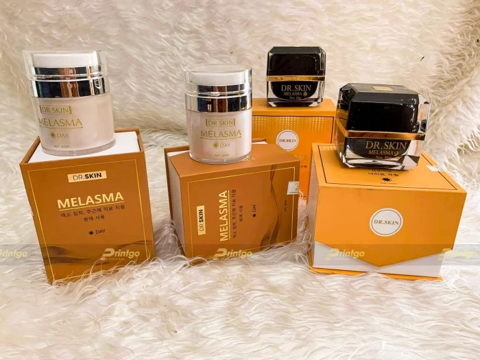 Dr.Skin và Printgo: In hộp đựng mỹ phẩm chuẩn bị ra mắt sản phẩm mới