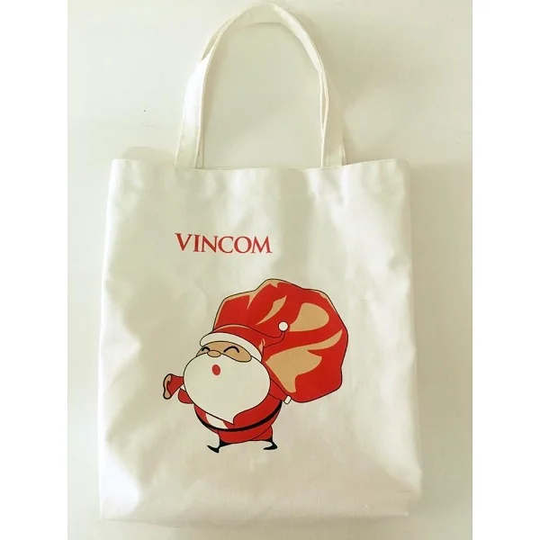 Túi vải canvas có in logo Vincom