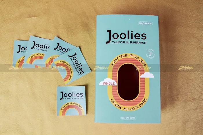 Joolies và Printgo: In ấn bao bì hộp đựng hạt mang dấu ấn thương hiệu