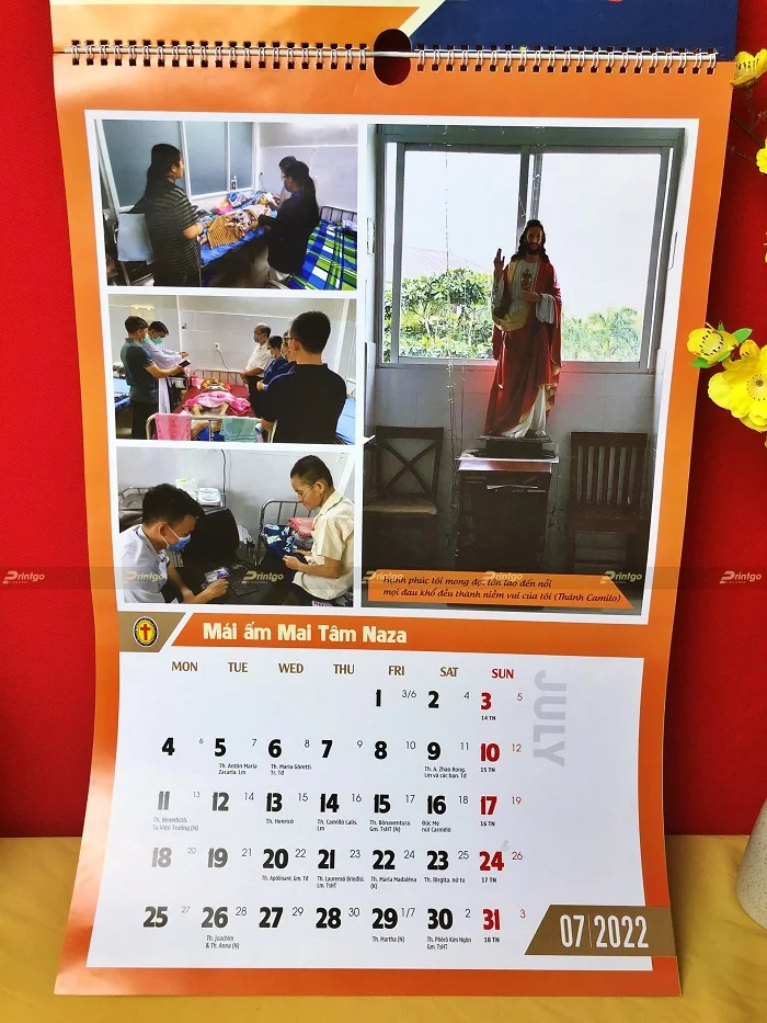 Mái ấm Mai Tâm Naza và Printgo: In bộ lịch treo tường lưu giữ những khoảnh khắc đáng nhớ