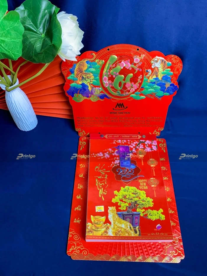 Minh Tân Tiến và Printgo: In lịch tết làm quà tặng doanh nghiệp chào xuân 2022