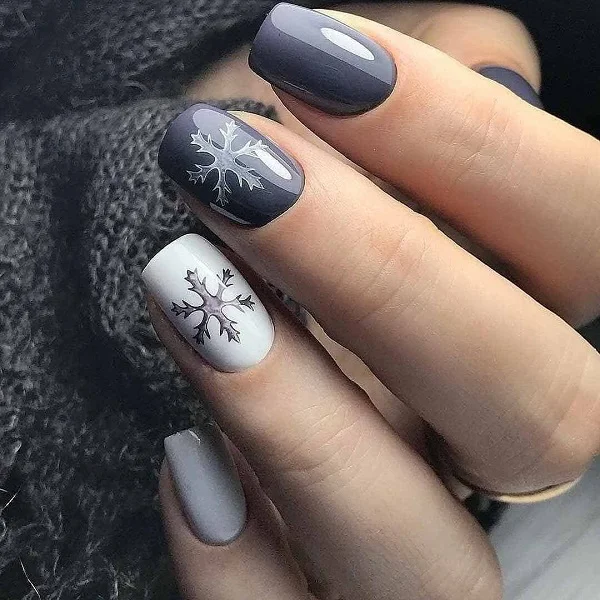 Mẫu nail Noel đơn giản
