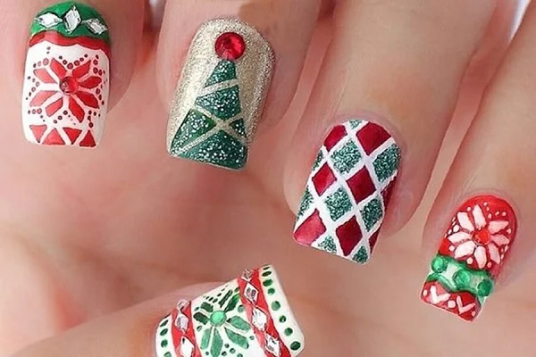 Nail xinh Noel