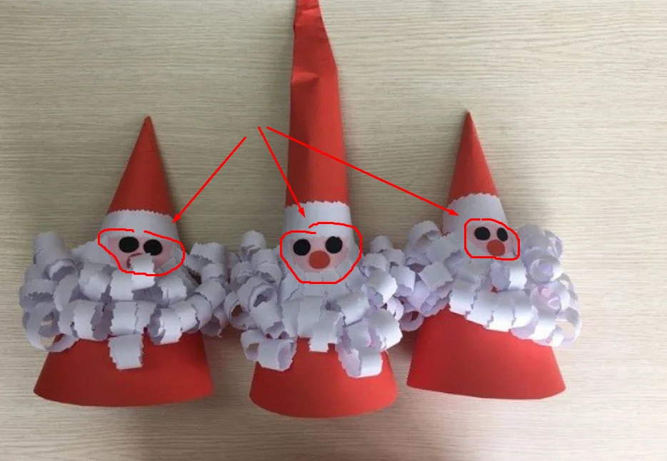 Cắt tạo mặt cho ông già noel