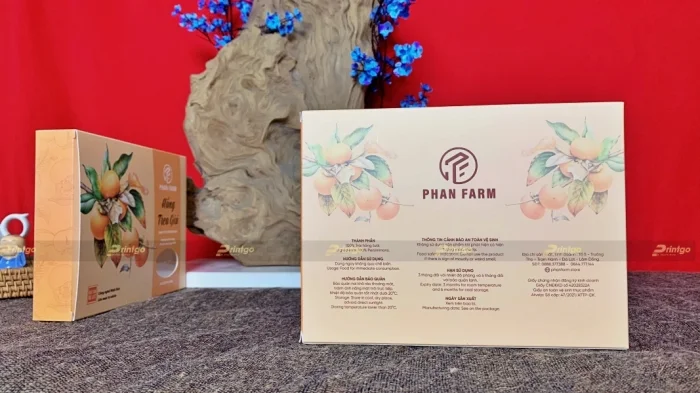 Phan Farm và Printgo: Thiết kế và in hộp đựng hồng treo gió, đặc sản Đà Lạt