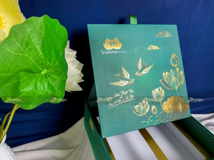 Printgo x VietLotus: Thiết kế và in hộp đựng yến sào sáng tạo, độc đáo VietLotus Bird's Nest