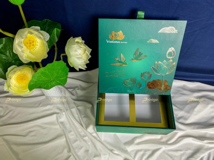 Printgo x VietLotus: Thiết kế và in hộp đựng yến sào sáng tạo, độc đáo VietLotus Bird's Nest
