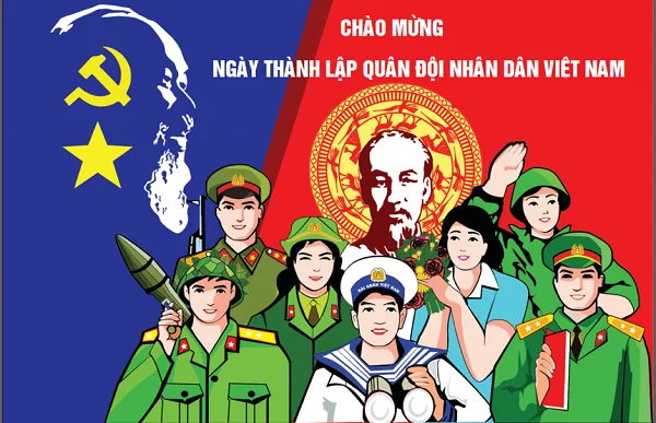 Thiệp chúc mừng 22 tháng 12