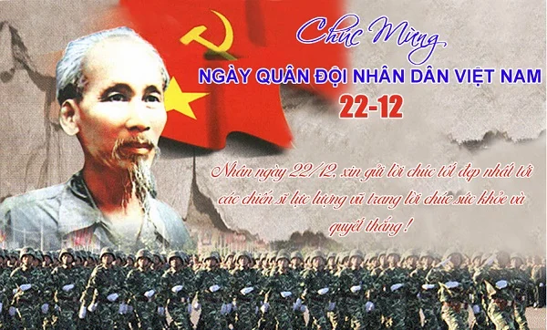 Thiệp chúc mừng 22 tháng 12