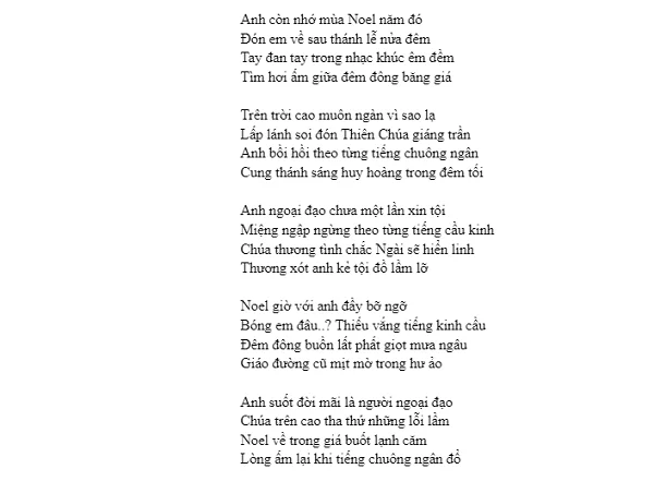 Thơ Noel