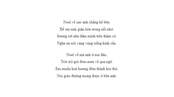 Thơ ngắn về Noel