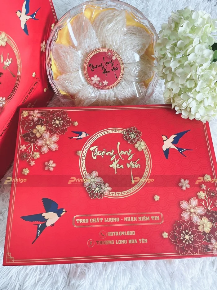 Thượng Long Hoa Yến và Printgo: Ra mắt mẫu hộp đựng yến sang trọng, nâng tầm giá trị sản phẩm