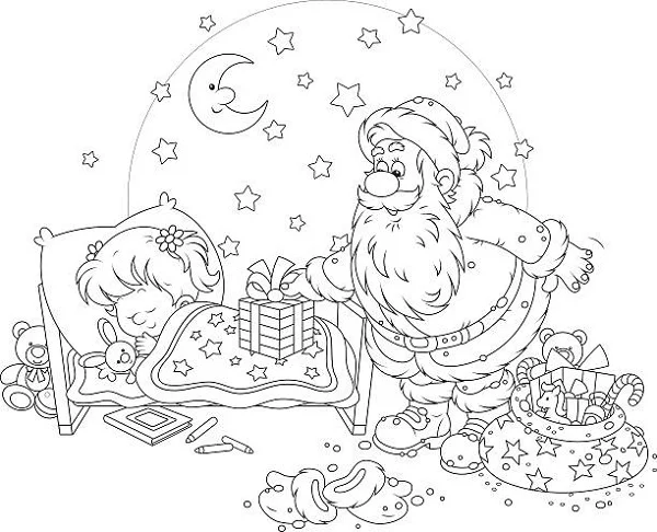 Tô màu ông già Noel