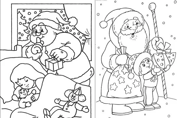 Tô màu ông già Noel