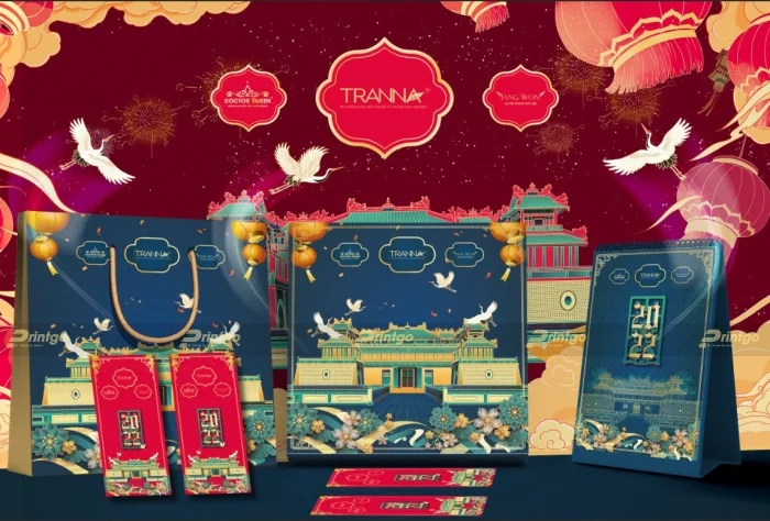 Tranna và Printgo: Thiết kế và in bộ ấn phẩm tết tri ân khách hàng của thương hiệu mỹ phẩm cao cấp