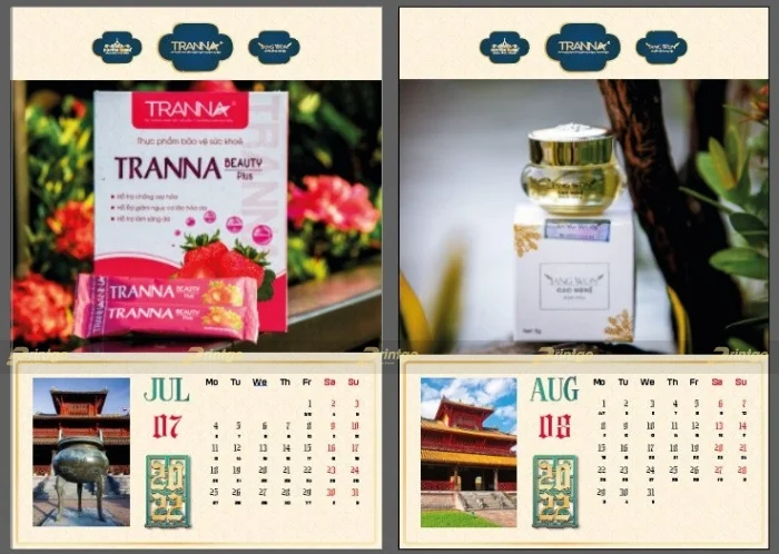 Tranna và Printgo: Thiết kế và in bộ ấn phẩm tết tri ân khách hàng của thương hiệu mỹ phẩm cao cấp
