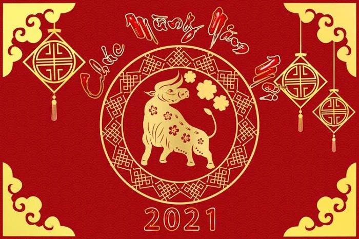 Background năm mới 2021