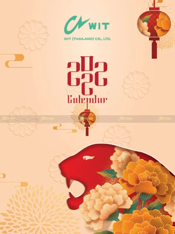 Wit (ThaiLan) và Printgo: Thiết kế và in ấn lịch để bàn độc quyền chào xuân 2022