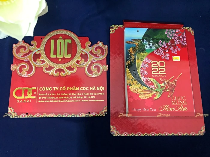 CDC Hà Nội và Printgo: In lịch bloc dành tặng đối tác, khách hàng năm 2022