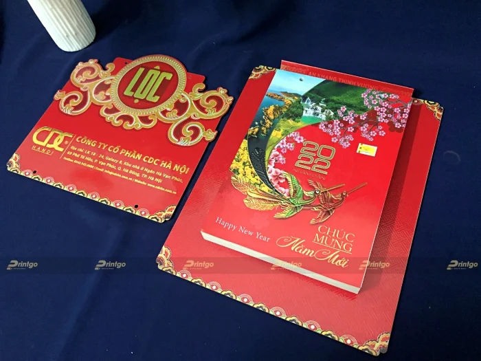 CDC Hà Nội và Printgo: In lịch bloc dành tặng đối tác, khách hàng năm 2022