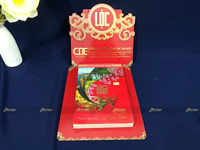 CDC Hà Nội và Printgo: In lịch bloc dành tặng đối tác, khách hàng năm 2022
