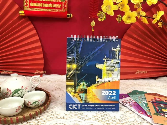 CICT và Printgo: Thiết kế và in bộ lịch tết mang dấu ấn Cảng Container quốc tế Cái Lân
