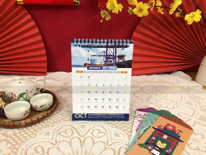 CICT và Printgo: Thiết kế và in bộ lịch tết mang dấu ấn Cảng Container quốc tế Cái Lân
