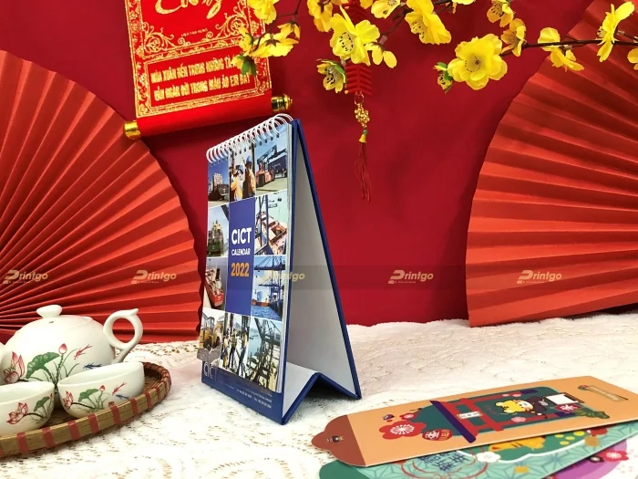 CICT và Printgo: Thiết kế và in bộ lịch tết mang dấu ấn Cảng Container quốc tế Cái Lân