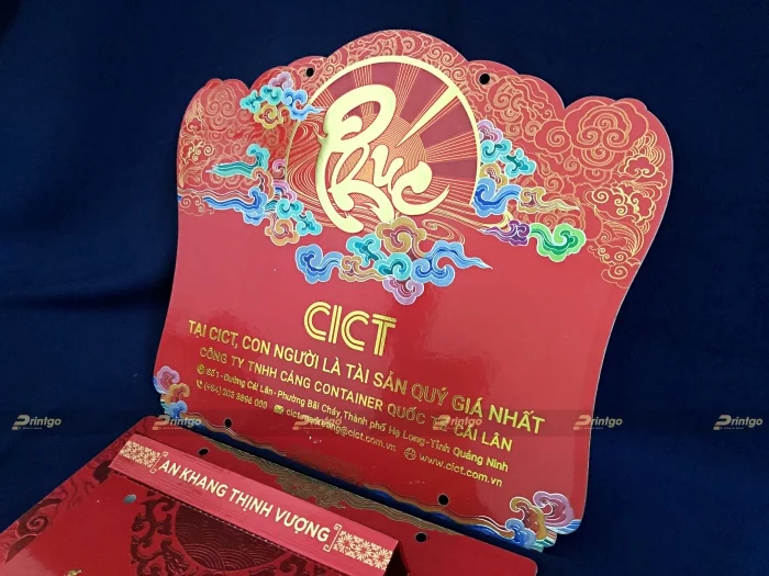 CICT và Printgo: Thiết kế và in bộ lịch tết mang dấu ấn Cảng Container quốc tế Cái Lân