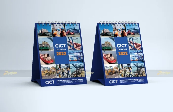CICT và Printgo: Thiết kế và in bộ lịch tết mang dấu ấn Cảng Container quốc tế Cái Lân