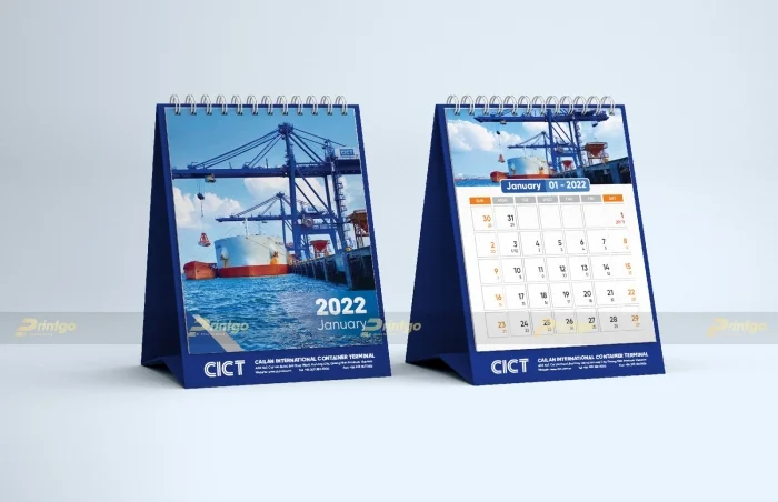 CICT và Printgo: Thiết kế và in bộ lịch tết mang dấu ấn Cảng Container quốc tế Cái Lân