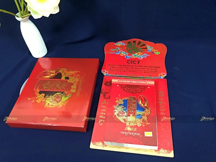 CICT và Printgo: Thiết kế và in bộ lịch tết mang dấu ấn Cảng Container quốc tế Cái Lân