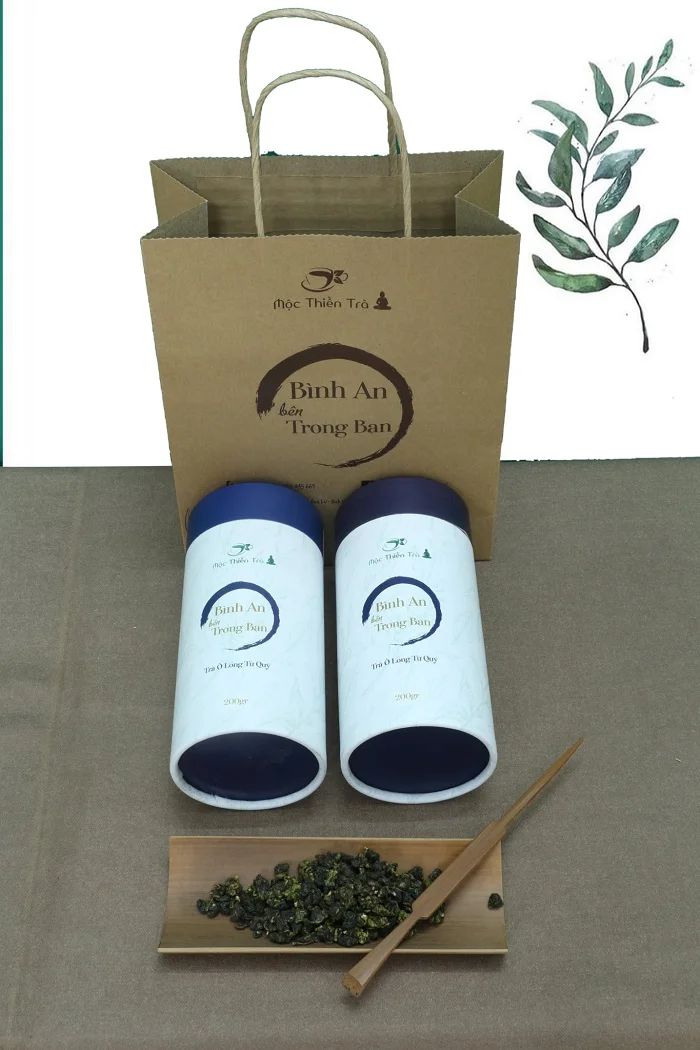 Mộc Thiền Trà và Printgo: Thiết kế và in ấn hộp đựng trà Ô Long - Món quà thi vị