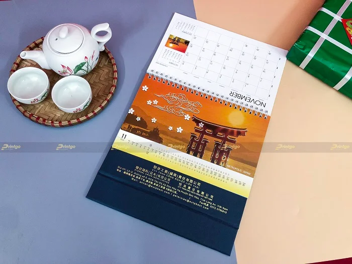Liên Thái và Printgo: In lịch để bàn mừng xuân Nhâm Dần 2022